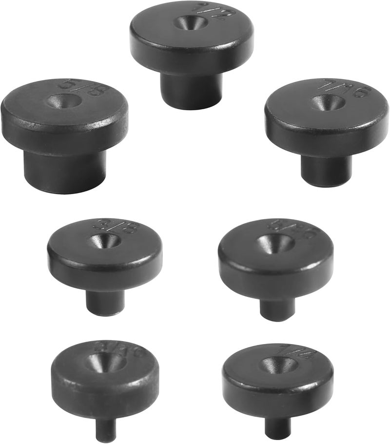VARGTR 7PCS Double Flare Tool Adapters,Car Accessories Tubing and Flaring Tool Kit Replacement Head,Tubing and Flaring Tool Kit,Fit for 3/16,1/4,5/16,3/8,7/16,1/2,5/8 Inch Tube Expander Flaring - Image 1